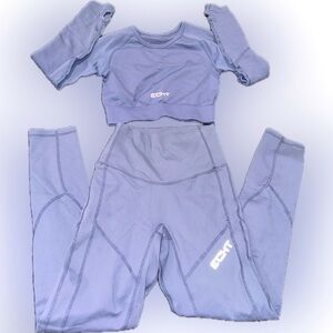 ECHT Sky Blue Workout Ensemble XS